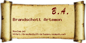 Brandschott Artemon névjegykártya